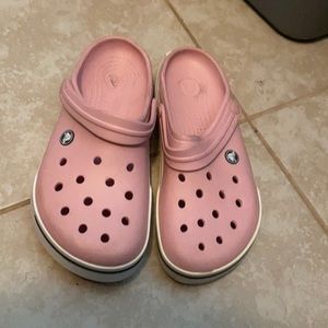 Crocs size 10 pink